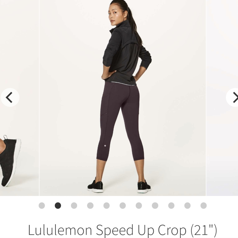 lululemon Plum Crop Tights
